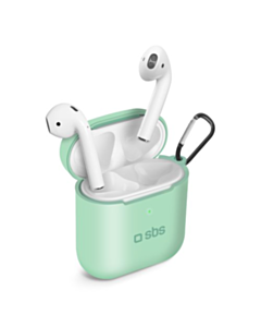 SBS Airpods 1/2 Case Green/TEAPCOVG