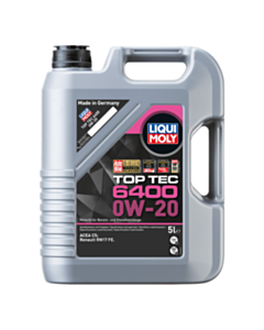 Mühərrik yağı Liqui Moly Top Tec 6400 0W-20 5L