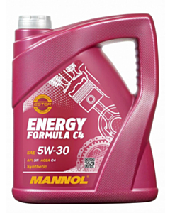 Моторное масло Mannol Energy Formula C4 SAE 5W-30 5Л Special