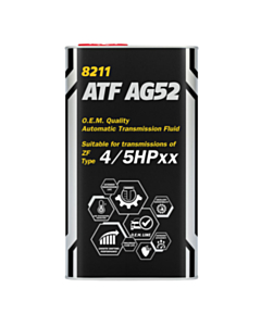 Трансмиссионное масло Mannol ATF AG52 Automatic Special Металл 4 л