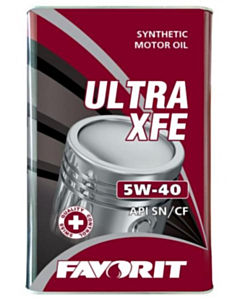 Моторное масло Favorit Ultra XFE SAE 5W-40 1Л Металл