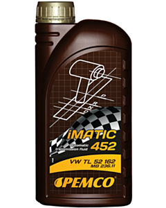 Трансмиссионное масло Pemco Imatic 452 AG 52 VW TL 52 162 Special 1 л