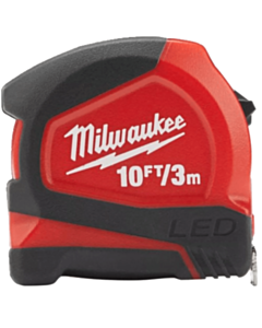 Рулетка Milwaukee Tape LED / 3 м (48226602)