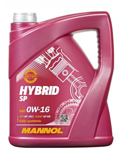 Моторное масло Mannol Hybrid SP SAE OW-16 5Л Special