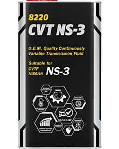 Трансмиссионное масло Mannol 8220 CVT NS-3 4 л Special