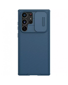 Qoruyucu örtük Nillkin Samsung S22 Ultra CamShield Blue 5335
