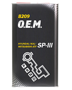 Sürətlər qutusu üçün yağ Mannol SP-III Automatic Special 1 lt Metal