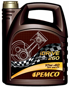 Моторное масло Pemco Idrive 260 SAE 10W-40 5Л Special