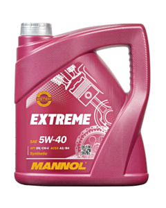 Моторное масло Mannol Extreme SAE 5W-40 4Л Special
