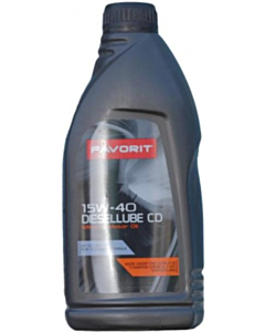 Моторное масло Favorit Diesellube CD Universal SAE 15W-40 1Л Пластик