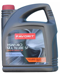 Моторное масло Favorit Multilube SF Universal SAE 15W-40 4Л Пластик