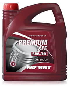Моторное масло Favorit Premium XFE SAE 5W-30 5Л Пластик