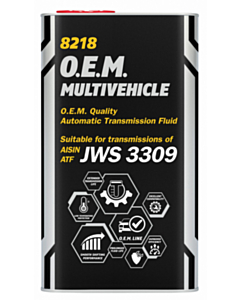 Sürətlər qutusu üçün yağ Mannol ATF Multivehicle Aisin Warner JWS 3309 Metal 4 lt