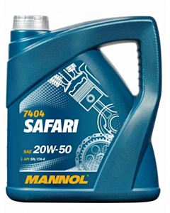 Моторное масло Mannol Safari SAE 20W-50 4Л Special