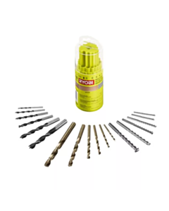 Burğu dəsti Ryobi RAK18DMIX / 18 PCS