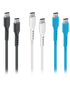 Набор кабелей SBS USB Type-C to USB Type-C 3×1.2 м TEKITCC3X1WBK
