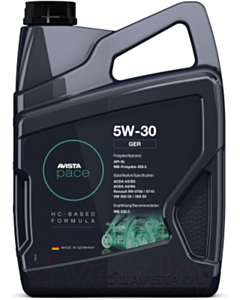 Mühərrik yağı Avista Pace GER 5W-30 4L