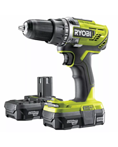 Drel-şurup bağlayan Ryobi R18DD3-213S (Bag+2X1.3)