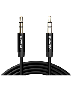 Кабель Usams YP-01 AUX 1 м Black YP101