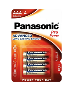 Батарейки Panasonic R03XEG/4BPR BAT Pro Power 5410853039006