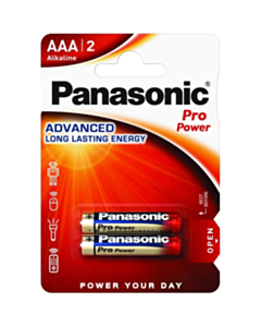 Батарейки Panasonic LR03XEG/2BPR BAT Pro Power 5410853040125