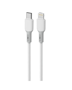 Кабель Euroacs USB Type-C to USB Type-C 1 м 60W EUC-Z014 White
