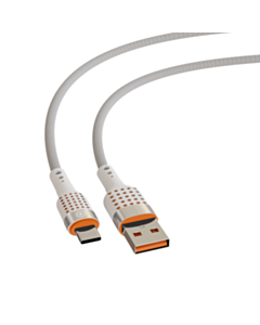 Кабель Euroacs USB Type-A to USB Type-C 1 м EU-Z115A White 