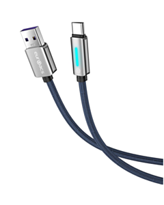 Кабель Euroacs EU-Z172 USB Type-A to USB Type-C 1 м ACHRKA440442 Blue