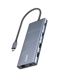 Переходник Anker 565 USB-C Hub 11 in 1 A8388 A83880A1 Gray