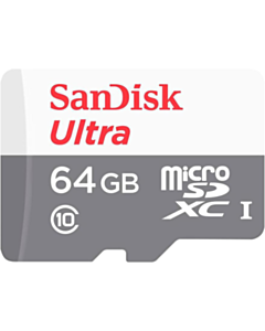 Карта памяти SanDisk 64 GB Ultra microSDXC 100 mb/s CL-10 SDSQUNR-064G-GN3MN