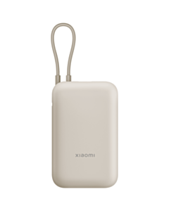 Power Bank Xiaomi 10000 мАч Integrated Cable Tan P15ZM / BHR9072GL