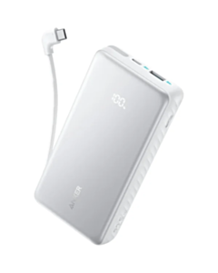 Power Bank Anker Zolo 20000 мАч 22.5W Built In USB Type-C Cable A110EH21 White