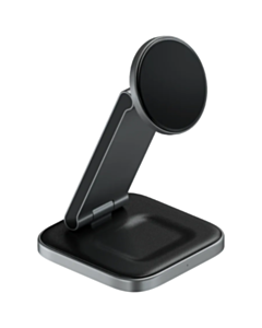 Simsiz enerji toplama cihazı Satechi 3in1 Foldable Qi2 ST-Q31FM-EA Space Gray