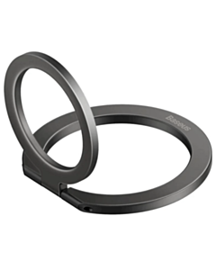 Держатель для телефона Baseus Halo Series Foldable Metal Ring Stand Grey / SUCH000013