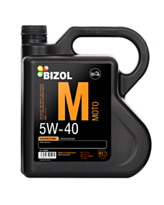 Motosiklet mühərrik yağı Bizol Moto 5W-40 4 lt
