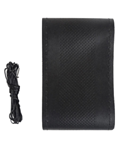 Sükan üçün örtük Nurmani 38 sm Half Hole Style Black
