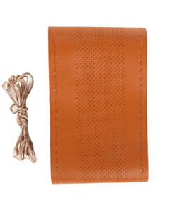 Sükan üçün örtük Nurmani 38 sm Half Hole Style Brown