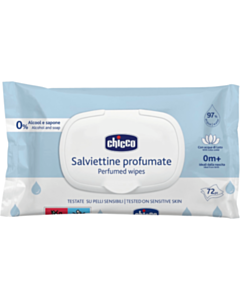 Nəm salfet Chicco With Flip Cover 72 ədəd  8058664173730 