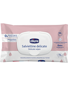 Nəm salfet Chicco Delicate 72 ədəd 8058664173778 