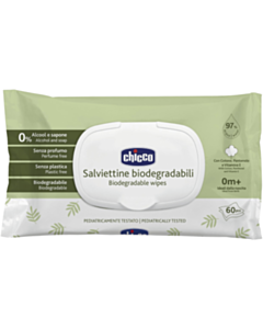 Nəm salfet Chicco Biodegradable 60 ədəd 8058664173785 