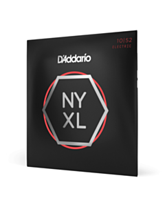 D-Addario NYXL1052 NYXL Nickel Wound 10-52 Light Top/Heavy