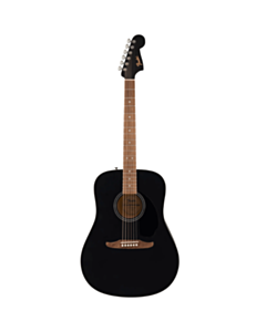 Elektrikli akustik gitara Fender Debut Redondo Drednaught Black