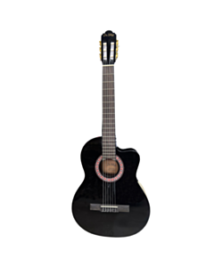 Elektro-klassik gitara De Silva ACG21CE Black