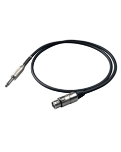 Proel BULK200LU3  6.3 mm mono jack - XLR female / 3 м