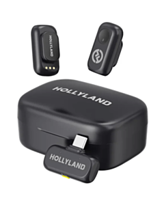Микрофон для блогера Hollyland LARK A1 Duo USB Type-C RX + Charging Case
