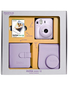 Fujifilm Instax Mini 12 Lilac Purple Bundle Box