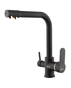 Mətbəx kranı Rivana SDF200 Sedef Black