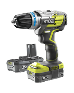 Drel-şurup bağlayan Ryobi  R18PDBL-220S (Bag+2X2.0)