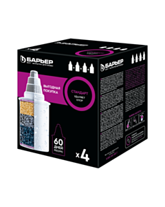 Картридж для фильтров Barrier Standart set of 4pcs 4601032995201