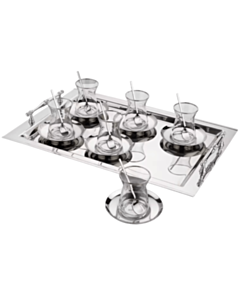 Çay üçün fincan dəsti Schafer Karla 19 parça 8699131858905 (Gümüşü)